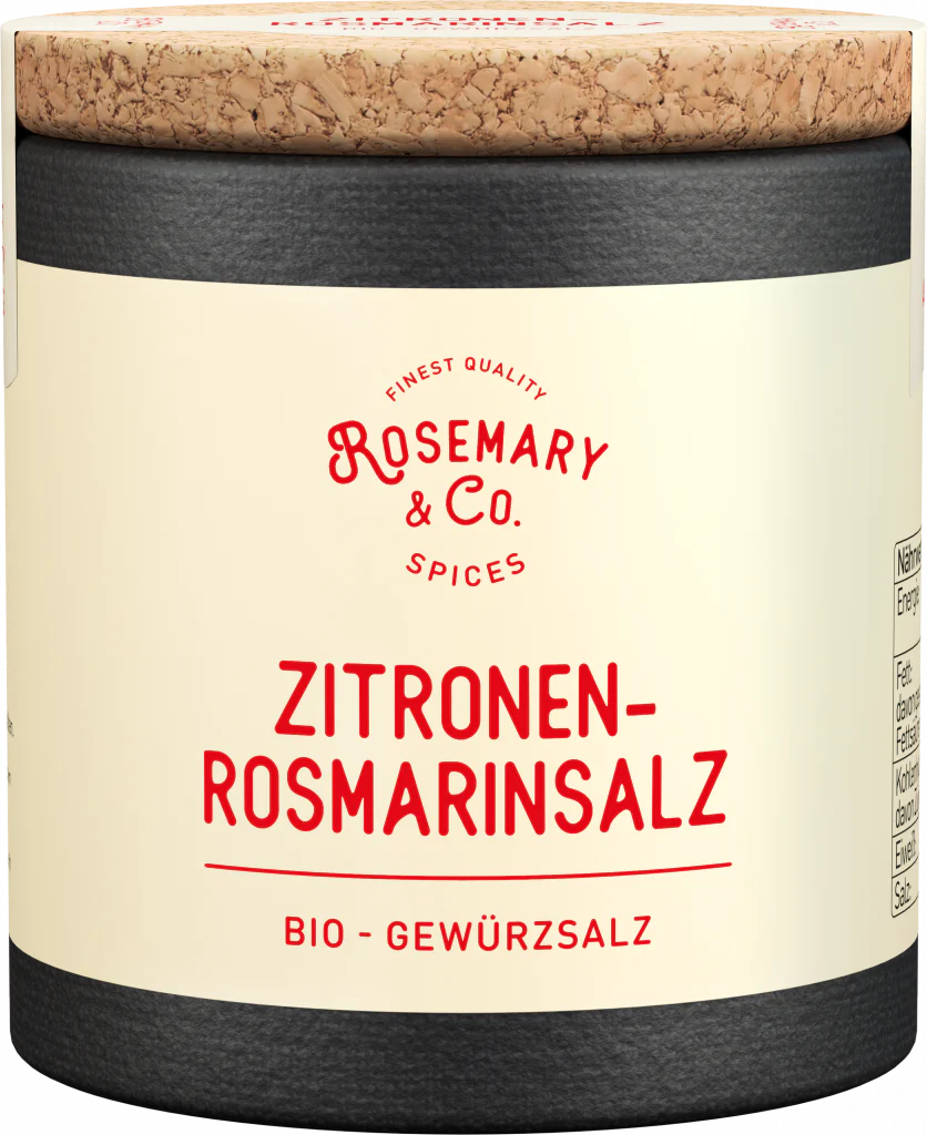 Zitronen-Rosmarinsalz (Bio)